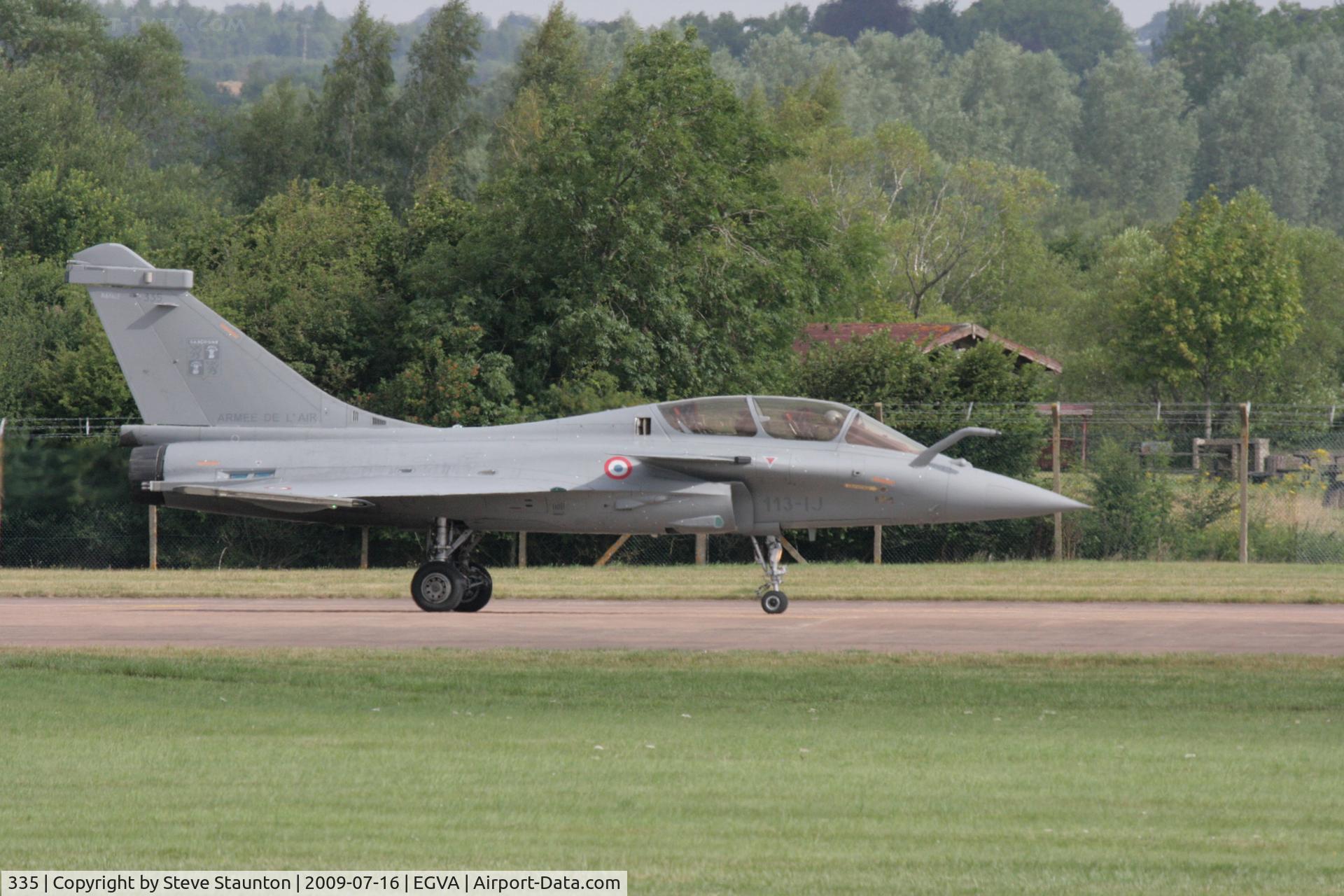 335, 2008 Dassault Rafale B C/N 335, Taken at the Royal International Air Tattoo 2009
