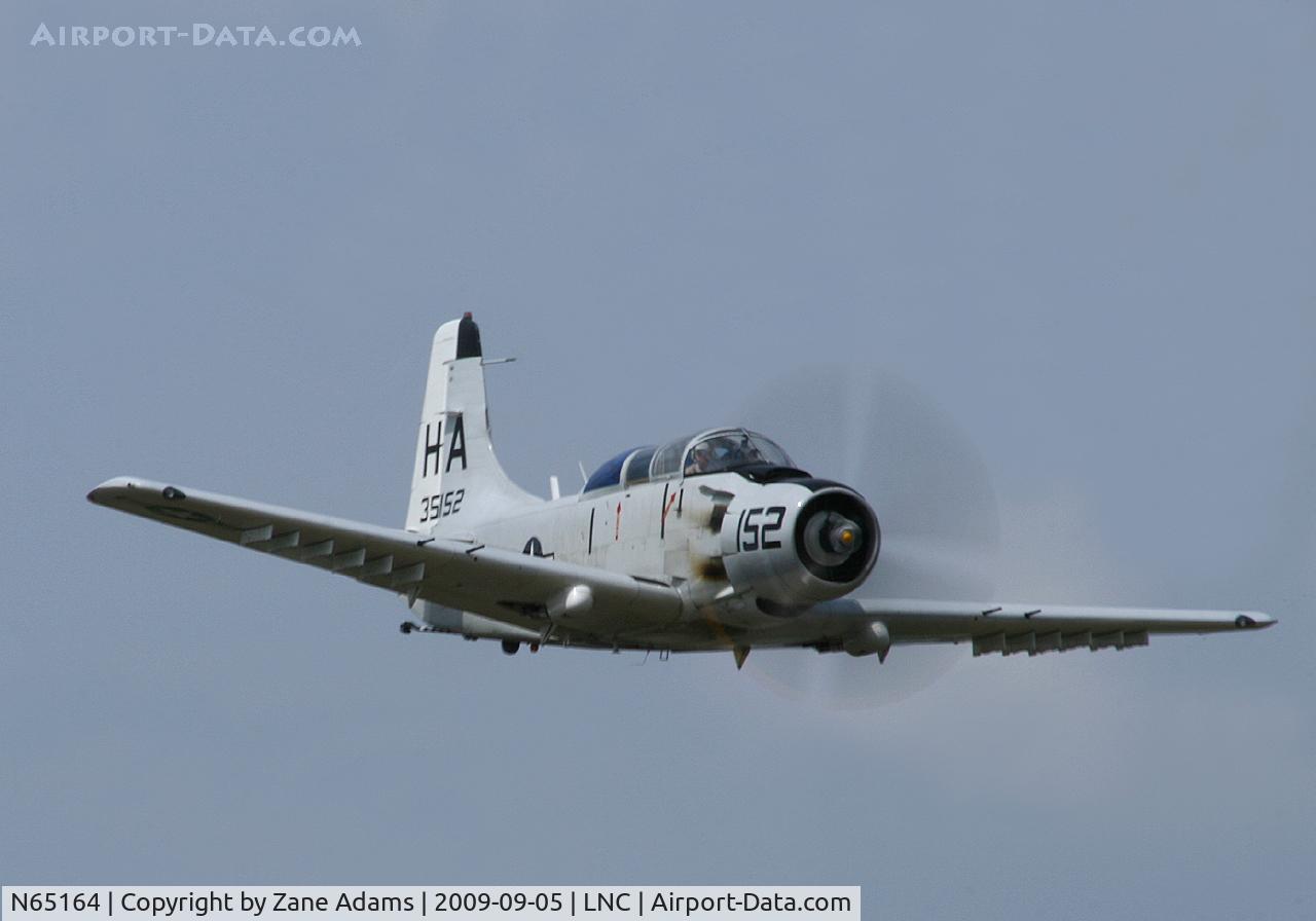 N65164, 1955 Douglas EA-1E Skyraider AD-5W C/N 55-471DH, Warbirds on Parade 2009 - at Lancaster Airport, Texas