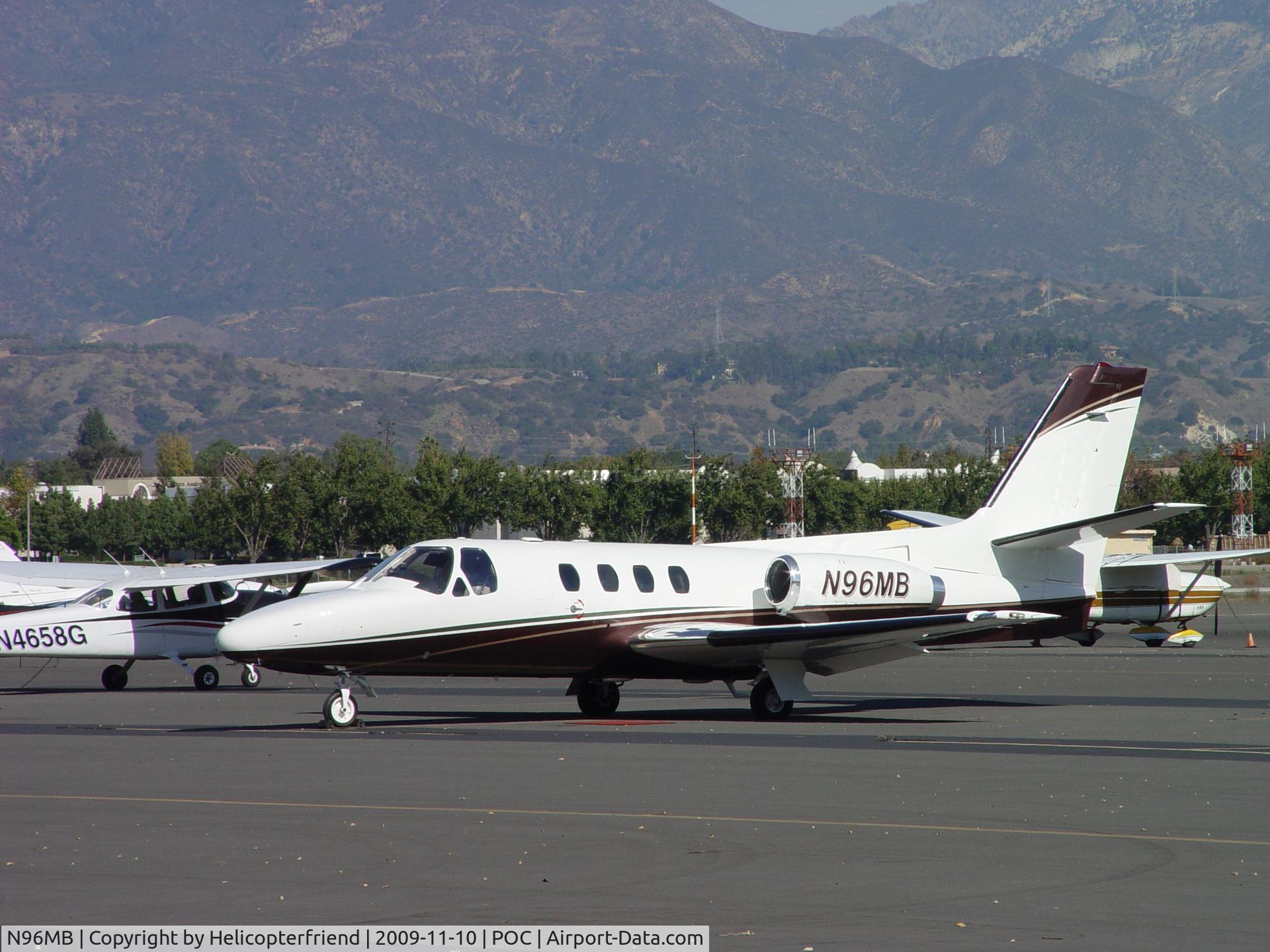 N96MB, 1980 Cessna 501 Citation I/SP C/N 5010161, Visiting Brackett Field