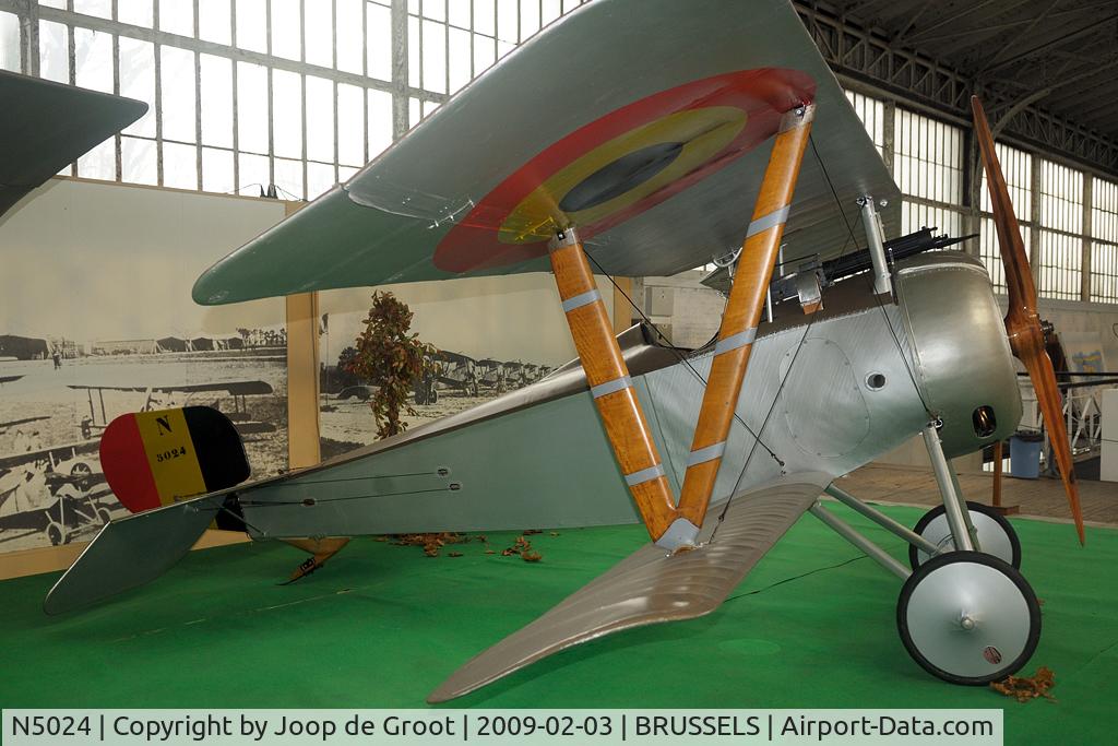 N5024, Nieuport 23 C-1 C/N 064, Preserved in the excellent Royal Army Museum.