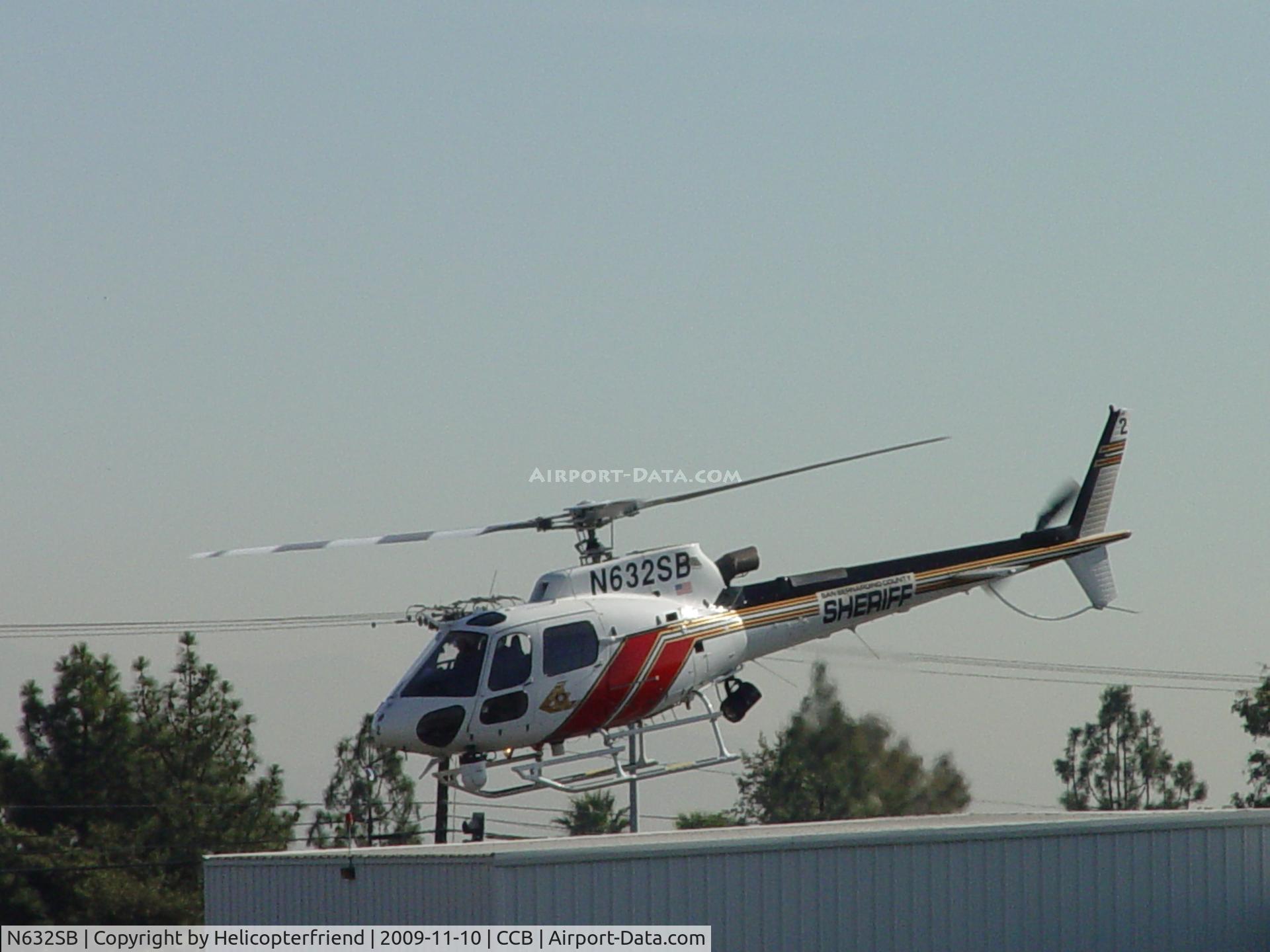 N632SB, 2004 Eurocopter AS-350B-3 Ecureuil Ecureuil C/N 3894, Nose down, heading northbound from Cable