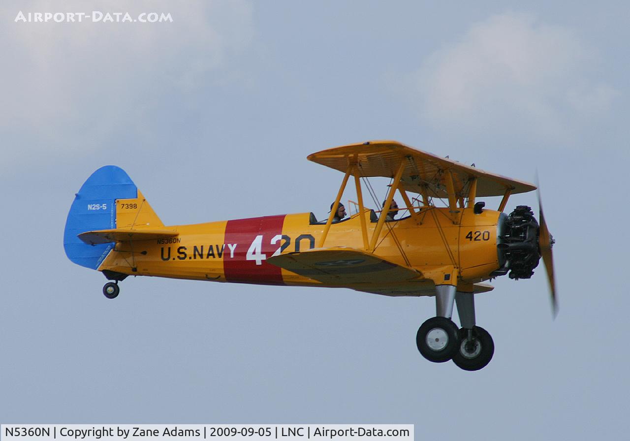 N5360N, Boeing 75 C/N 75-5561, Warbirds on Parade 2009 - at Lancaster Airport, Texas