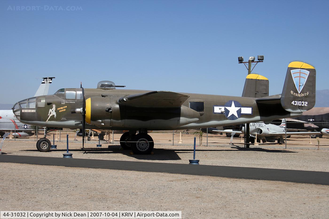 44-31032, 1944 North American B-25J Mitchell Mitchell C/N 108-35357, KRIV