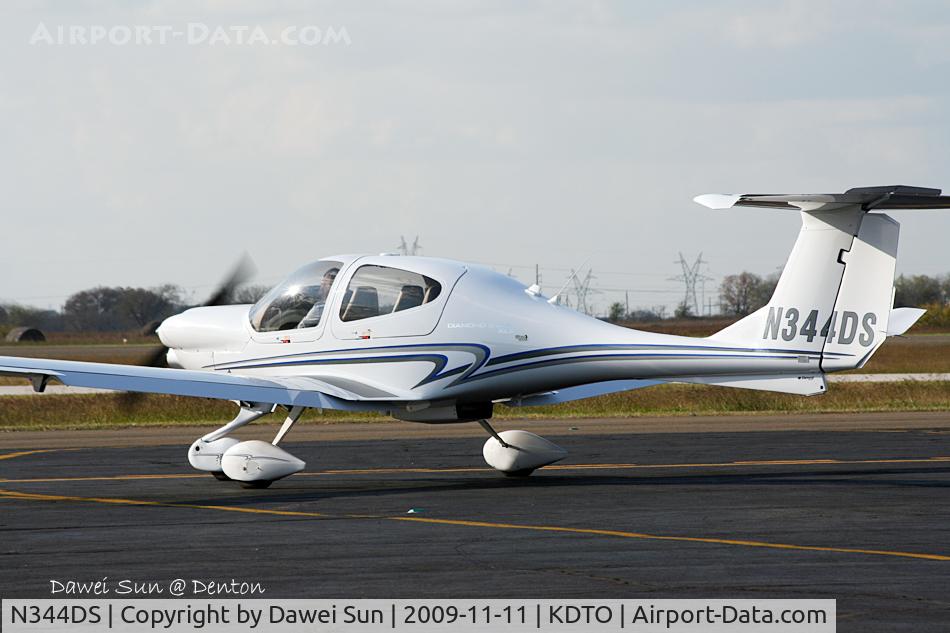 N344DS, Diamond DA-40 Diamond Star C/N 40.1026, Denton