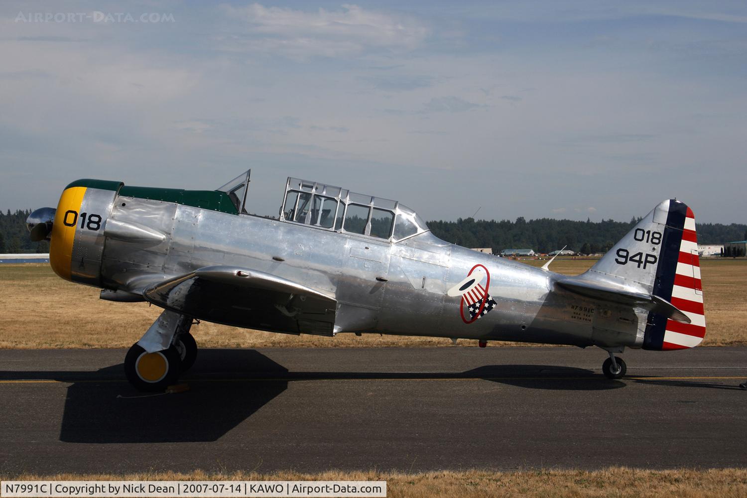 N7991C, 1958 North American AT-6A Texan C/N 78-7018, KAWO