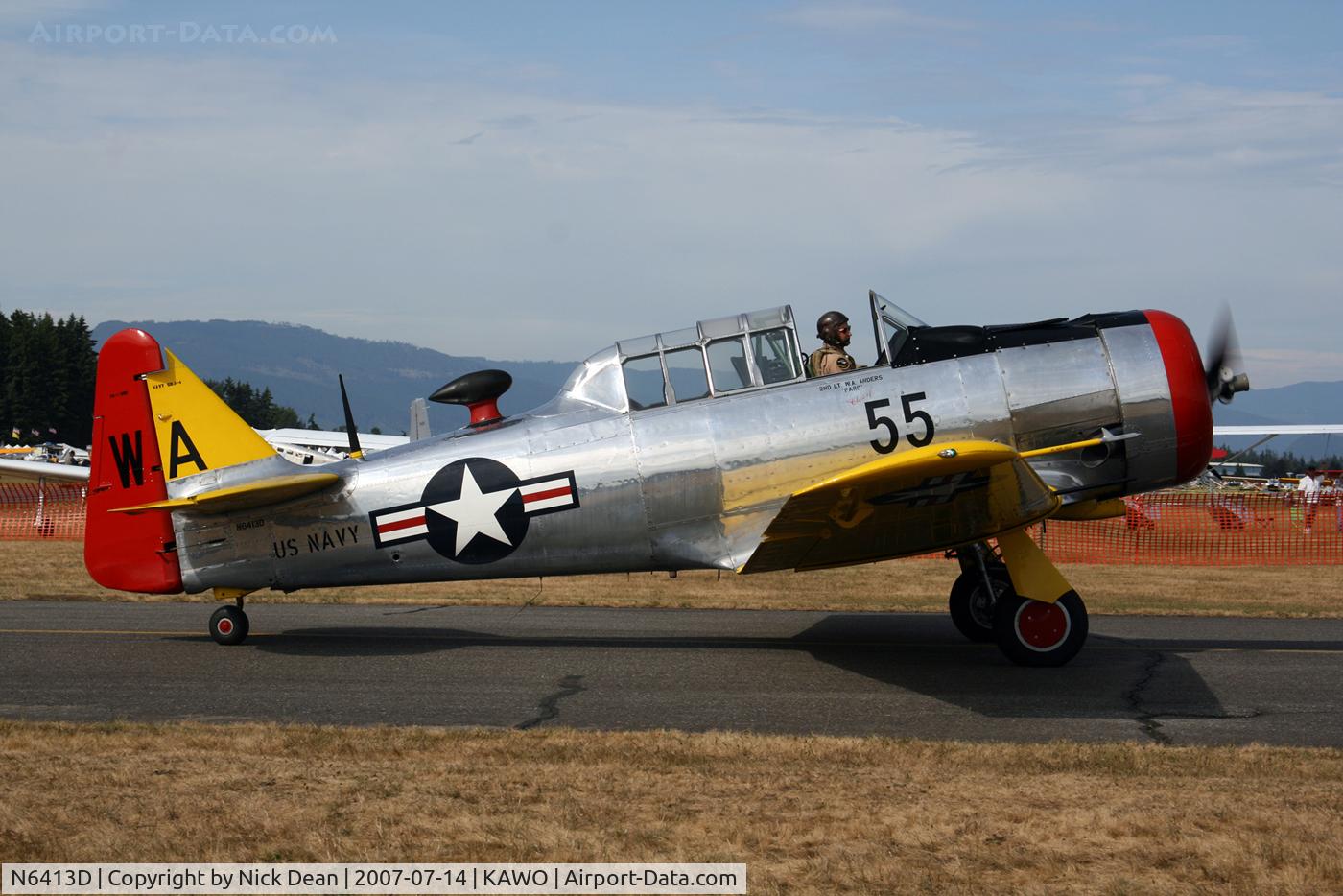 N6413D, 1943 North American SNJ-4 Texan C/N 88-11850, KAWO