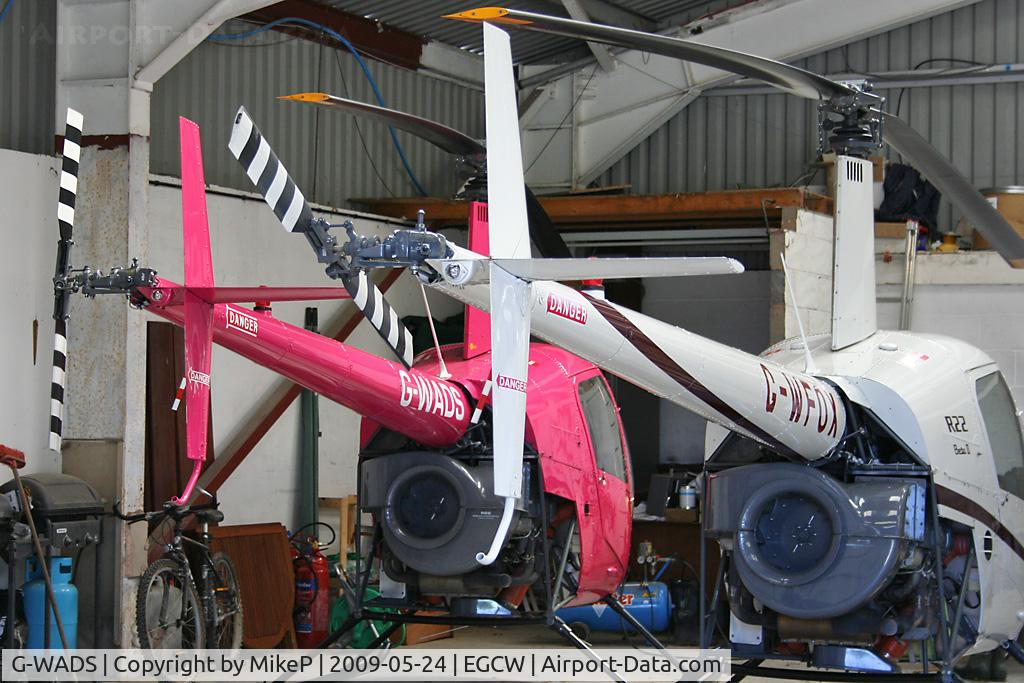 G-WADS, 1989 Robinson R22 Beta C/N 1224, There's not too many Pink Robbie's about !