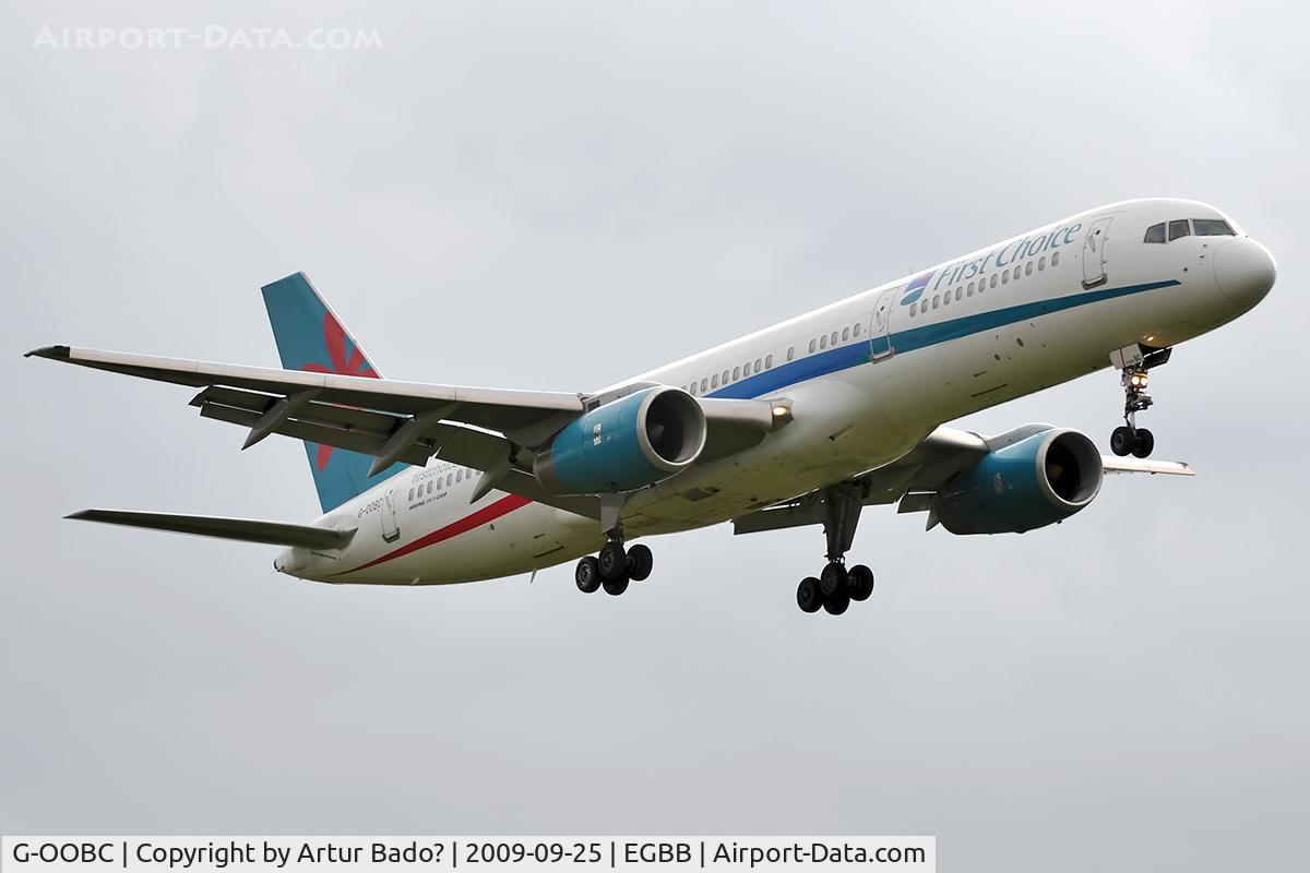 G-OOBC, 2003 Boeing 757-28A C/N 33098, First Choice