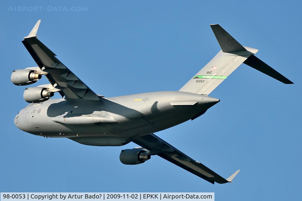 98-0053, 1998 Boeing C-17A Globemaster III C/N F-56/P-53, U.S. Air Force