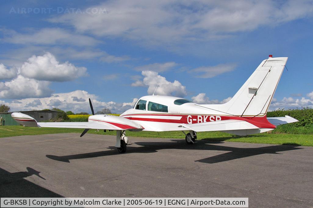 G-BKSB, 1973 Cessna T310Q C/N 310Q-0914, Cessna T310Q at Bagby Airfield, UK.