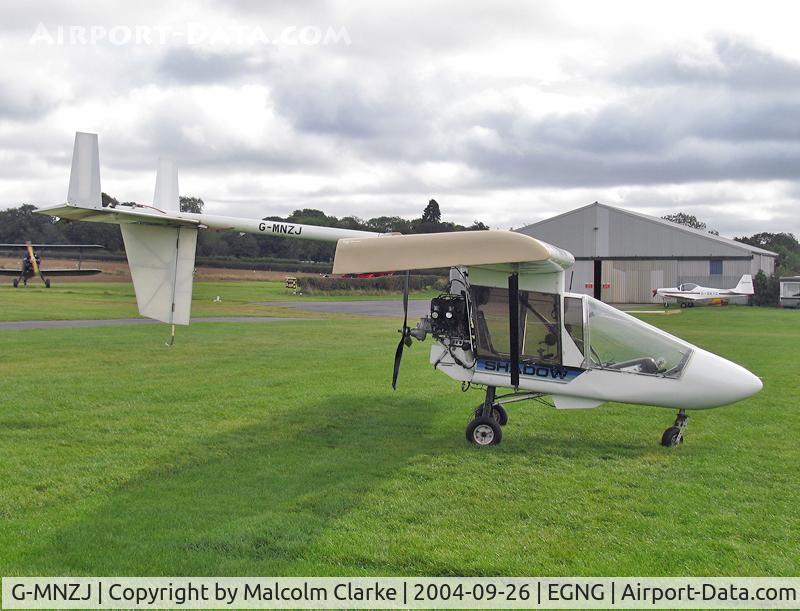 G-MNZJ, 1986 CFM Shadow Series DD C/N 033, CFM Shadow CD at Bagby Airfield, UK in 2004.