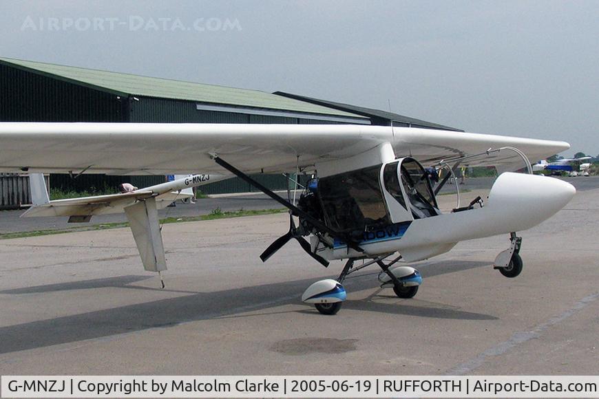 G-MNZJ, 1986 CFM Shadow Series DD C/N 033, CFM Shadow CD at Rufforth Airfield, N. Yorks, UK in 2005.