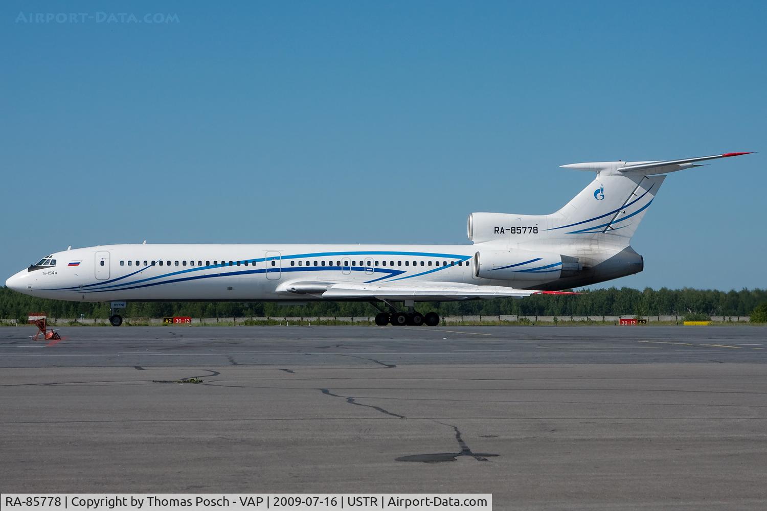 RA-85778, 1993 Tupolev Tu-154M C/N 93A962, Gazpromavia
