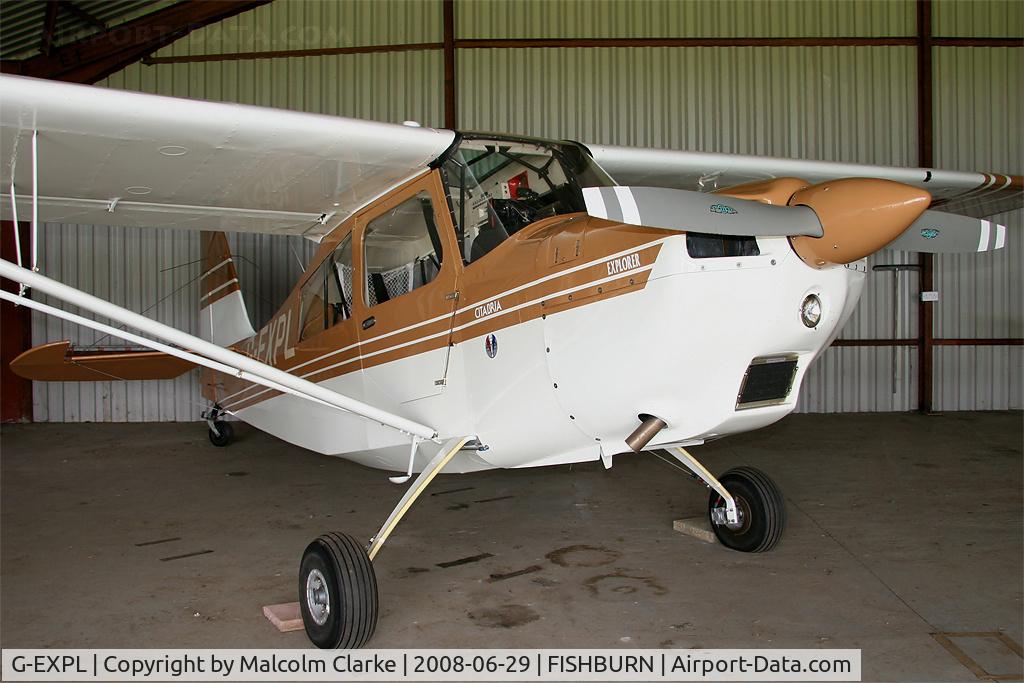 G-EXPL, 1996 Champion 7GCBC Explorer C/N 1220-96, Champion 7GCBC Citabria at Fishburn Airfield, UK in 2008.