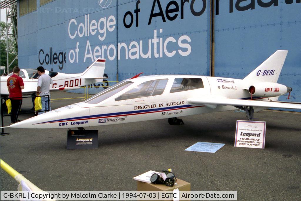 G-BKRL, Chichester-Miles Leopard C/N 001, Chichester-Miles Leopard.  On display at the 1994 PFA Rally at Cranfield.
