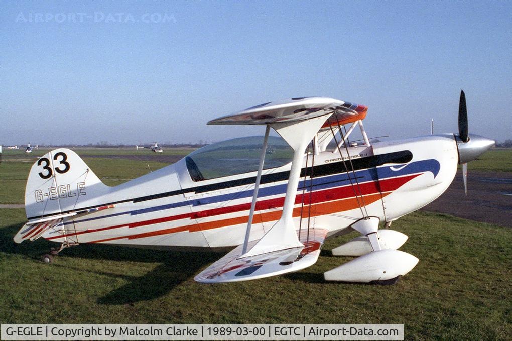G-EGLE, 1980 Christen Eagle II C/N F0053, Christen Eagle II. Owned by Myrick Aviation Services.