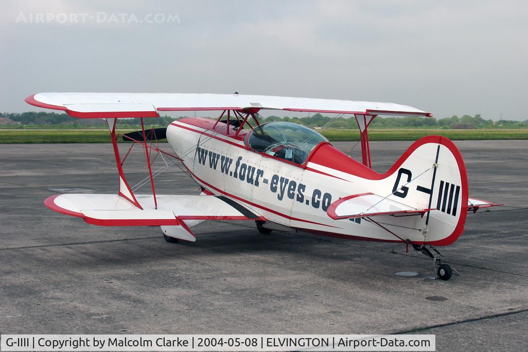 G-IIII, 1983 Pitts S-2B Special C/N 5010, Pitts S-2B Special at Elvington Airfield, UK in 2004. Previously registered as N5330G.