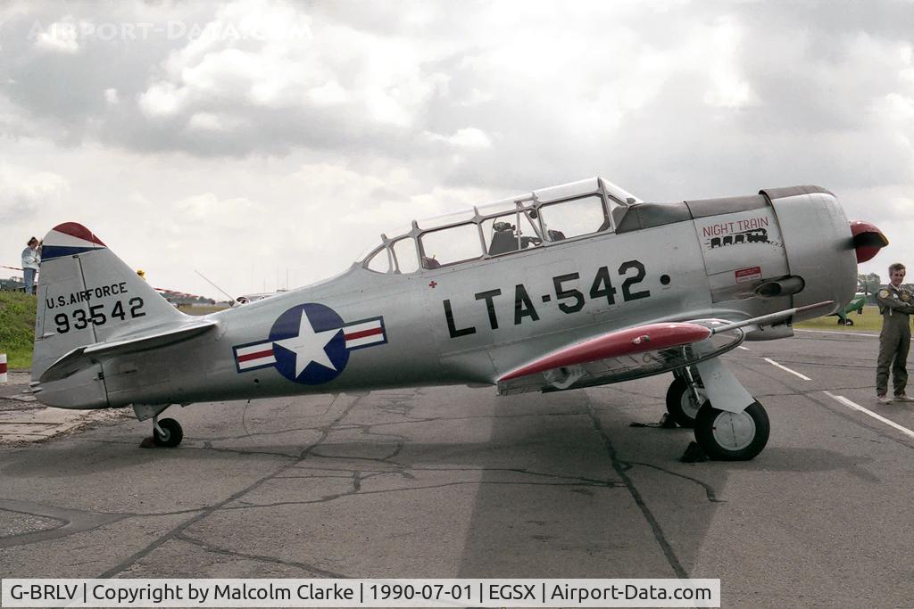G-BRLV, 1954 Canadian Car & Foundry T-6 Harvard Mk.4 C/N CCF4-194, CCF Harvard Mk4 at North Weald, UK.