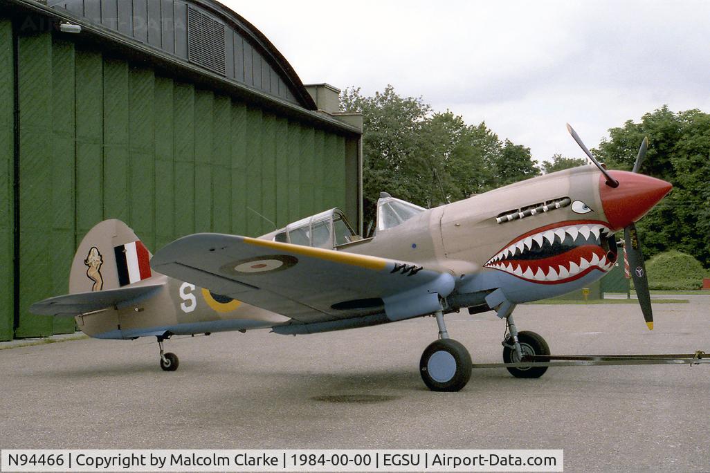 N94466, 1942 Curtiss P-40E C/N AK-899, Curtiss Kittyhawk IA at The Imperial War Museum, Duxford.