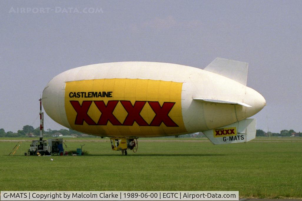 G-MATS, 1986 Thunder And Colt Ltd COLT GA-42 C/N 738, Colt GA-42 at Cranfield Airport, UK.