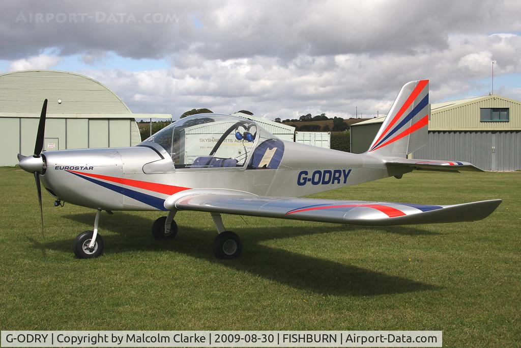G-ODRY, 2005 Cosmik EV-97 TeamEurostar UK C/N 2316, Evektor Aerotechnik EV-97 TeamEurostar UK at Fishburn Airfield, UK in 2009.