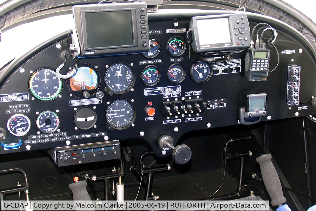 G-CDAP, 2004 Aerotechnik EV-97 TeamEurostar UK C/N 2114, Evektor Aerotechnik EV-97 Teameurostar UK.  At The York Flying Club's Microlight Fly-in, Rufforth Airfield East, UK in 2005.