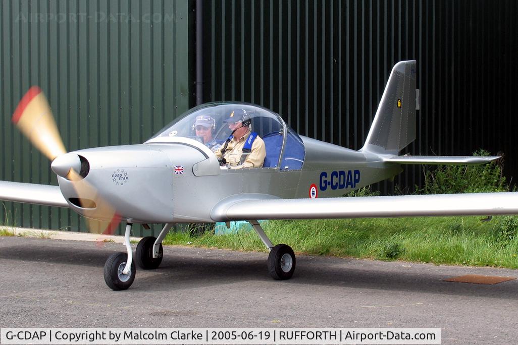 G-CDAP, 2004 Aerotechnik EV-97 TeamEurostar UK C/N 2114, Evektor Aerotechnik EV-97 Teameurostar UK. At The York Flying Club's Microlight Fly-in, Rufforth Airfield East, UK in 2005.