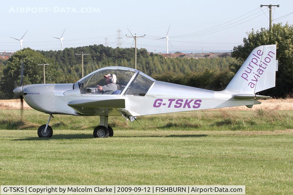 G-TSKS, 2009 Cosmik EV-97 TeamEurostar UK C/N 3320, Evektor Aerotechnik EV-97 TeamEurostar UK at Fishburn Airfield, UK in 2009.