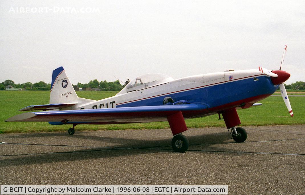 G-BCIT, 1976 Cranfield A.1 C/N 001, Cranfield A1 Eagle. Originally designed and built as an aerobatics aircraft by students at Cranfield's Institute of Technology and now converted to a two seat aircraft (G-CAOI). 