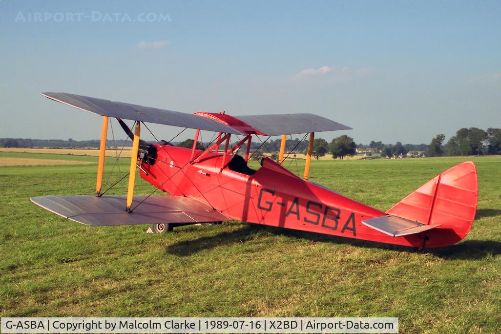 G-ASBA, 1966 Phoenix Currie Wot C/N AE-1, Currie Wot at Badminton Air Day, Badminton House in 1989.