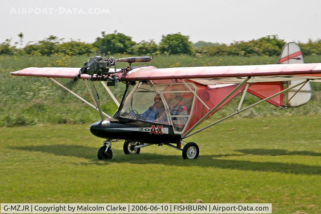 G-MZJR, 1998 Pegasus Cyclone AX2000 C/N 7385, Cyclone AX2000 at Fishburn Airfield, UK in 2006.