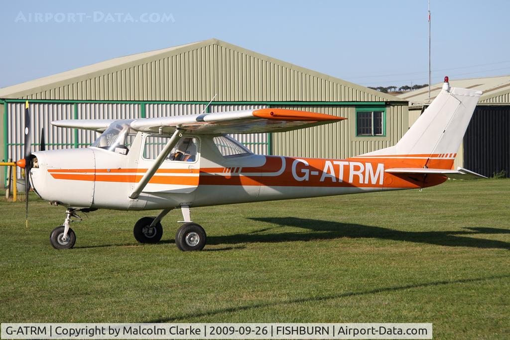 G-ATRM, 1966 Reims Cessna F150F C/N 0053, Reims Cessna F150F at Fishburn Airfield, UK in 2009.