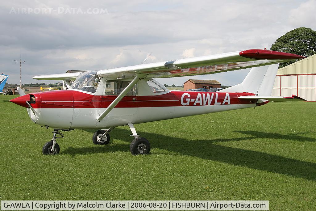 G-AWLA, 1968 Reims F150H C/N 0269, Reims Cessna F150H at Fishburn Airfield, UK in 2006.