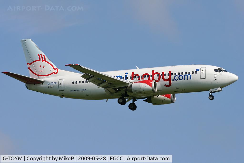 G-TOYM, 1998 Boeing 737-36Q C/N 29141, Newest baby in the BMi fleet.