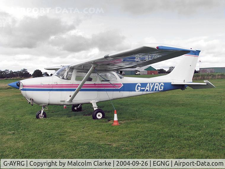 G-AYRG, 1971 Reims F172K Skyhawk C/N 0761, Reims Cessna F172K Skyhawk at Bagby Airfield, UK.