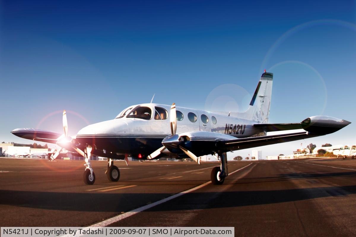 N5421J, 1976 Cessna 340A C/N 340A0108, New Paint at SMO