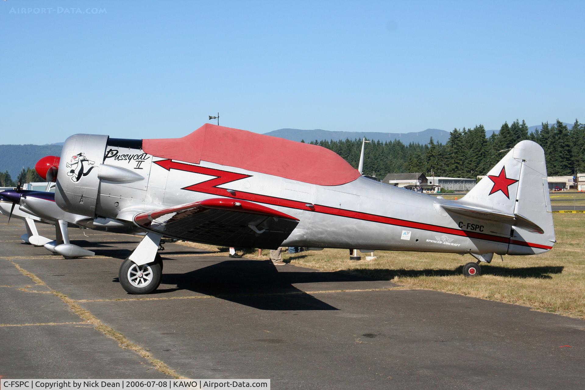 C-FSPC, 1952 Canadian Car & Foundry T-6 Harvard Mk.4 C/N CCF4-145, KAWO