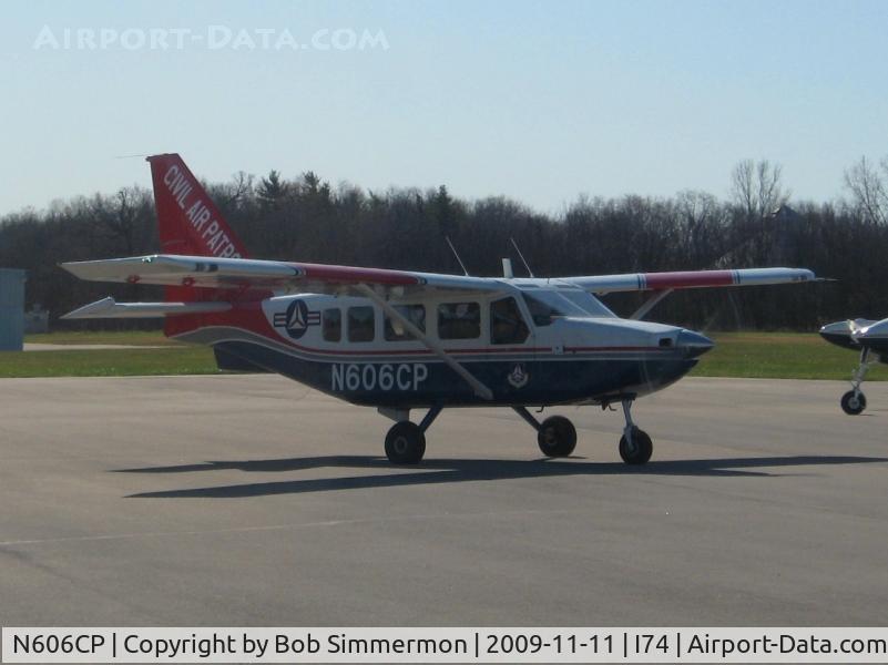 N606CP, Gippsland GA-8 Airvan C/N GA8-03-036, Departing Urbana, Ohio