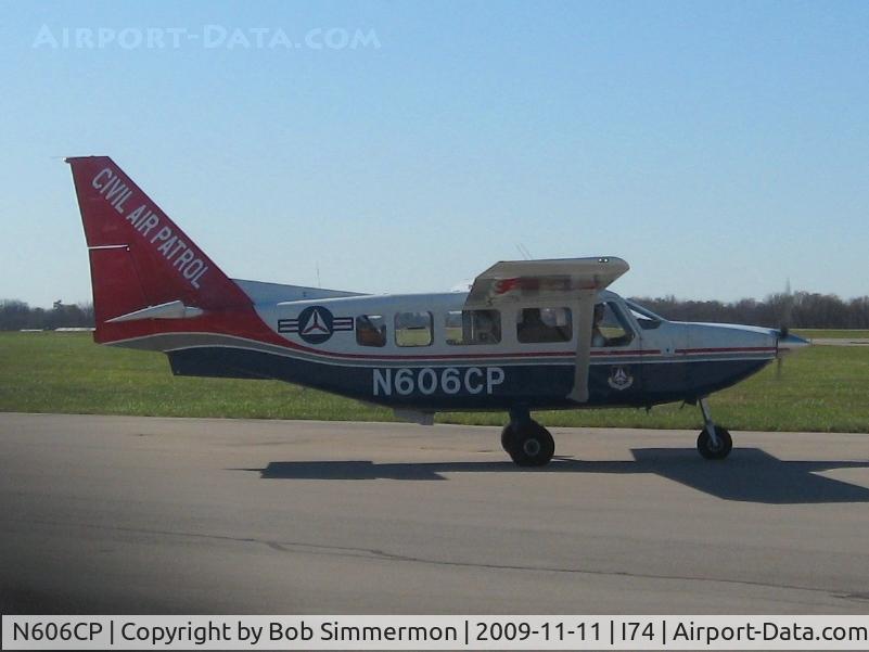 N606CP, Gippsland GA-8 Airvan C/N GA8-03-036, Departing Urbana, Ohio