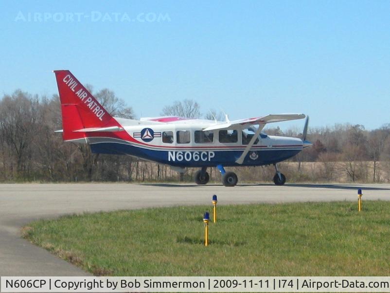 N606CP, Gippsland GA-8 Airvan C/N GA8-03-036, Departing Urbana, Ohio