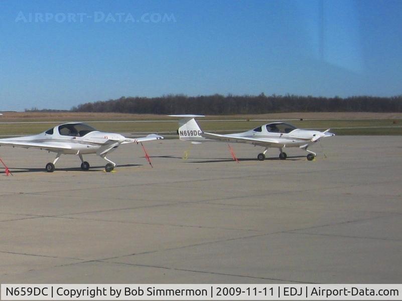 N659DC, Diamond DA-20C-1 Eclipse C/N C0159, On the ramp at Bellefontaine, Ohio