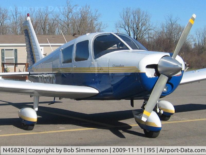 N4582R, 1965 Piper PA-28-140 C/N 28-21324, On the ramp at Kenton, Ohio