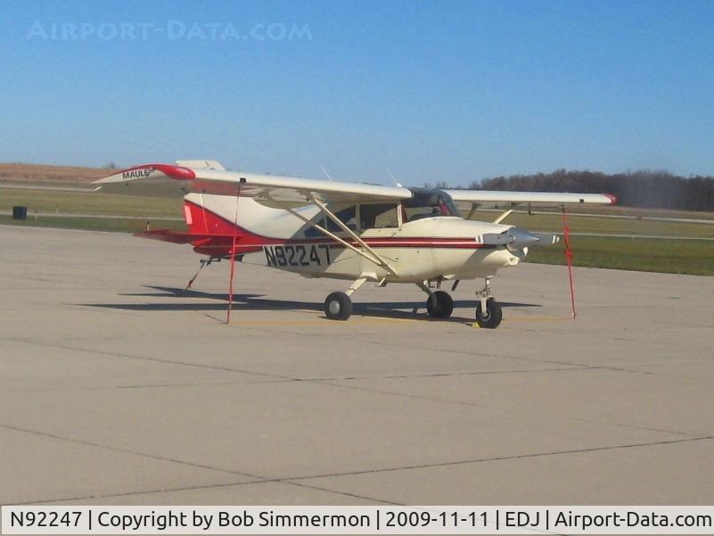 N92247, Maule MXT-7-180 Star Rocket C/N 14022C, On the ramp at Bellefontaine, Ohio