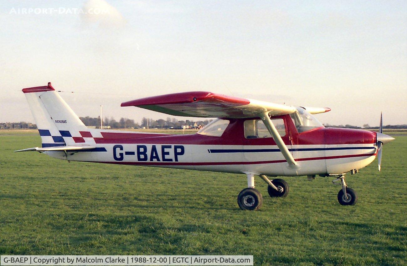 G-BAEP, 1972 Reims FRA150L Aerobat C/N 0170, Reims FRA150L Aerobat at Cranfield Airport, UK.