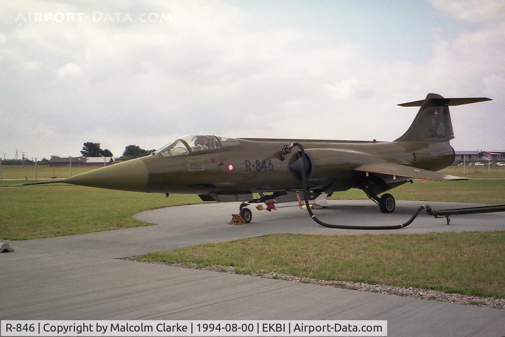 R-846, 1963 Canadair CF-104 Starfighter C/N 683A-1146, Canadair CF-104 Starfighter (CL-90). Ex Canadian Air Force 104846 seen here at the Danish Air Musem, Mobilium at Billund (opposite Legoland!) and now closed.