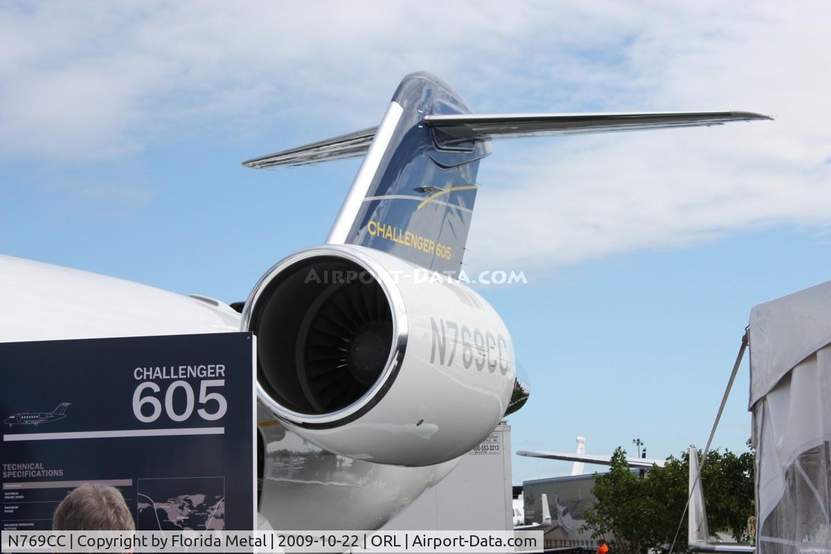 N769CC, 2008 Bombardier Challenger 605 (CL-600-2B16) C/N 5769, Challenger 605