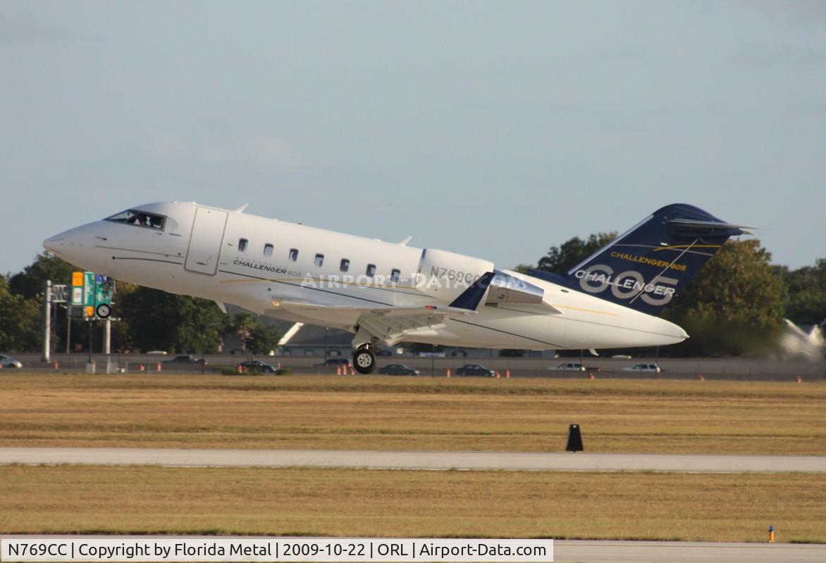 N769CC, 2008 Bombardier Challenger 605 (CL-600-2B16) C/N 5769, Challenger 605