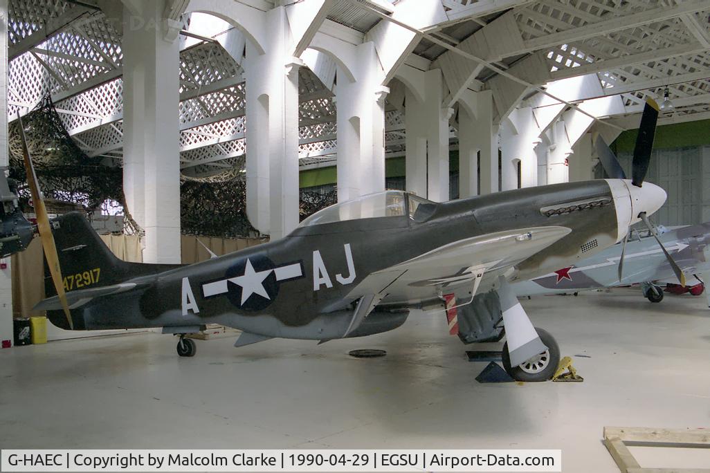 G-HAEC, 1951 Commonwealth CA-18 Mustang 22 (P-51D) C/N CACM-192-1517, Commonwealth CA-18 Mustang 22 (P-51D) at the Imperial War Museum, Duxford.