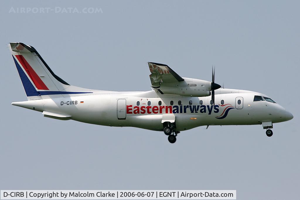D-CIRB, 1994 Dornier 328-110 C/N 3017, Dornier 328-110 on approach to rwy 07 at Newcastle Airport, UK.