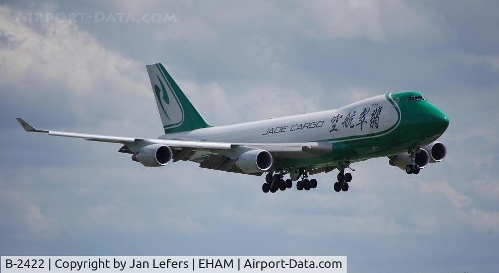 B-2422, 2007 Boeing 747-4EVF/ER/SCD C/N 35173, Jade Cargo B747